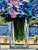 Paint 1980s Michel-Henry “Delphiniums” Artist’s Proof Serigraph e.a. 5/50 For Sale - Image 7 of 18