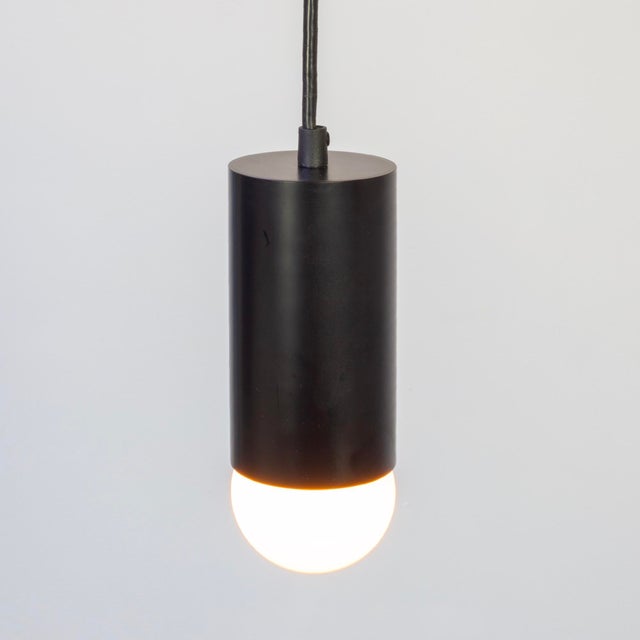 Deep Pendant, Black, Modern, by Research.Lighting, Modern, Minimal Hanging Light For Sale - Image 4 of 6