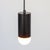 Deep Pendant, Black, Modern, by Research.Lighting, Modern, Minimal Hanging Light For Sale - Image 4 of 6
