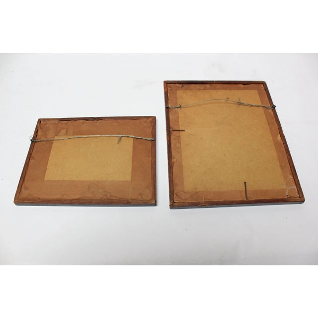 18th Century Set of Two Eighteenth Century American Antique Framed Silhouettes For Sale - Image 5 of 12