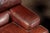Pair of Mid 20th Century Italian-Inspired Leather Lounge Chairs in Red For Sale - Image 9 of 16