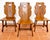 Mid-Century Modern Vintage Belgian Dining Chairs in Oak, 1960s, Set of 6 For Sale - Image 3 of 18