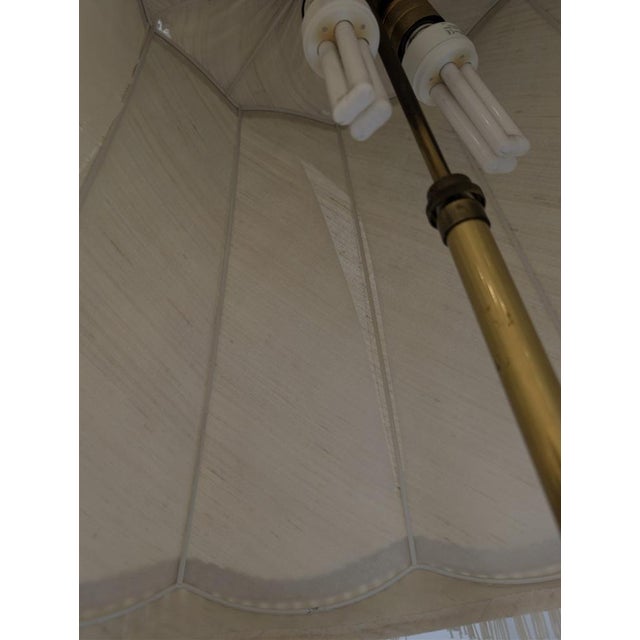 Danish Teak Floor Lamp with Brass, 1960s For Sale - Image 10 of 18