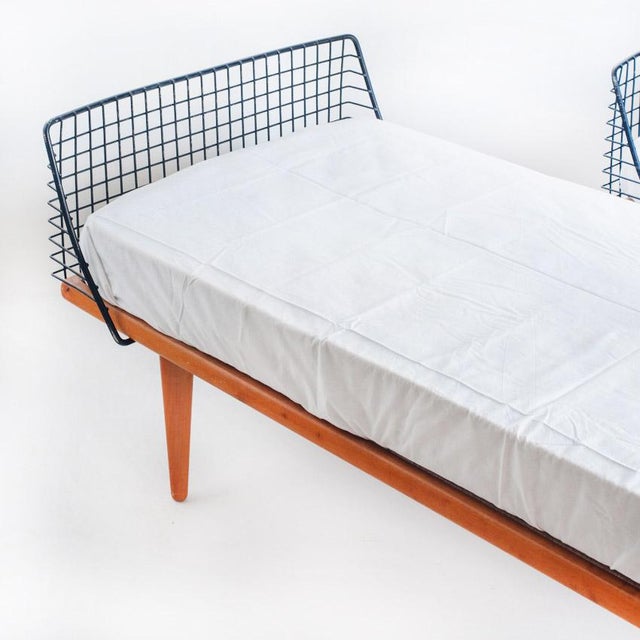 Vintage Swedish Daybed in Teak and Iron by Bengt Ruda for Triva, 1960s For Sale - Image 4 of 14