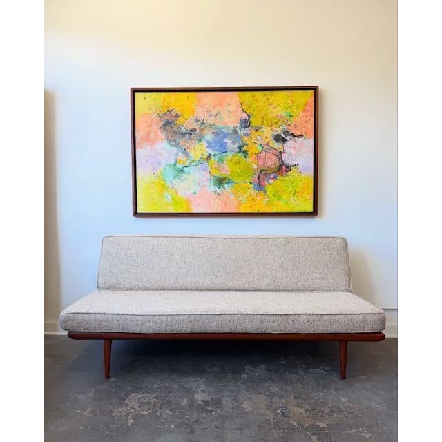 Mid-Century Modern “Minerva” Model Fd 418 Daybed by Peter Hvidt & Orla Mølgaard-Nielsen for France and Son c.1960’s For Sale - Image 3 of 8