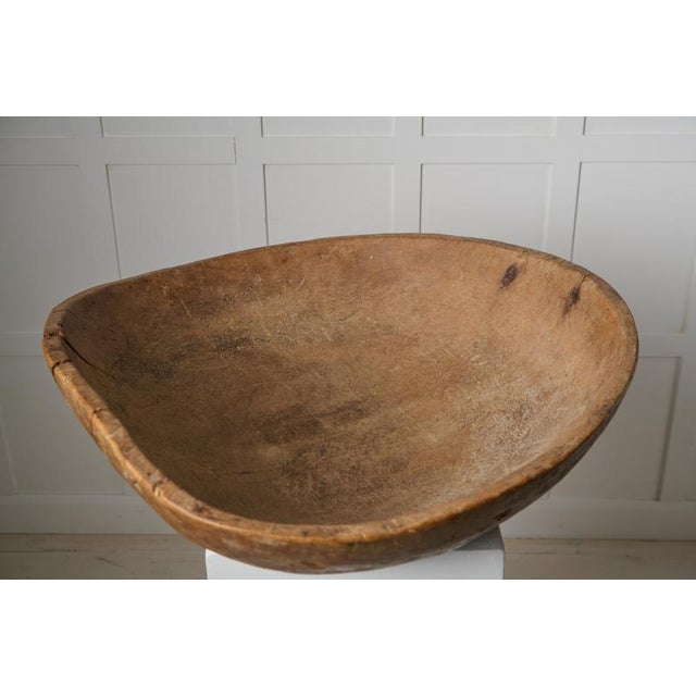 Large Northern Swedish Wooden Bowl in Birch Root, Mid-1700s For Sale - Image 6 of 11