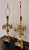 19th Century Doré Bronze 7-Light Marble Base Candelabras Mounted as Lamp - a Pair For Sale - Image 9 of 10