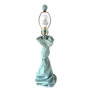 Plaster Knotted Draped Lamp - John Dickinson Attr. For Sale