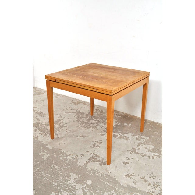 Vintage Extendable Dining Table in Ash Wood, 1960s For Sale - Image 10 of 14