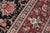 1990s Shabby Chic Floral 1990's Pak-Persian Black/Red Wool Rug - 9'3'' X 12'3'' For Sale - Image 5 of 9