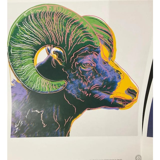 Blue 1989 Andy Warhol Endangered Species Prints in Original Portfolio For Sale - Image 8 of 12