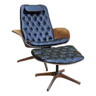 Mid Century Modern Mulhauser Attributed to Plycraft Mr Chair For Sale