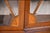 Mid 20th Century Mid-Century English Regency Style Inlaid Mahogany & Satinwood Bookcase China Cabinet For Sale - Image 5 of 8