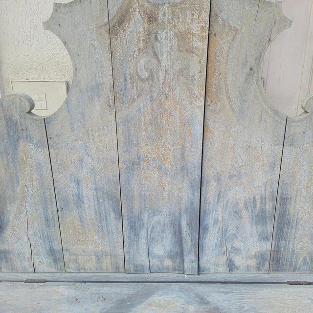 Castle Entrance Benches with Storage Compartments in Painted Wood, 19th Century, Set of 3 For Sale - Image 13 of 18