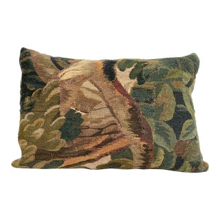 Mid-17th Century Flemish Tapestry Pillow For Sale