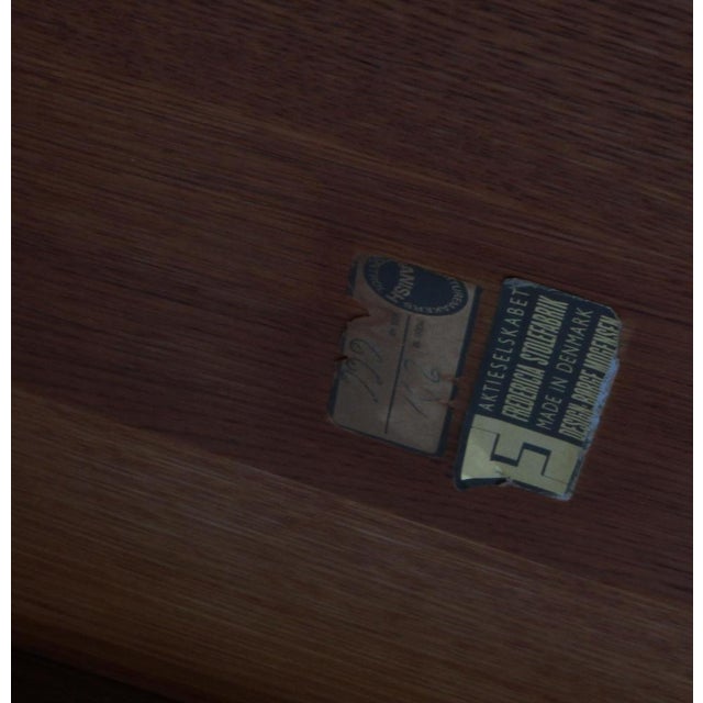 Oak Coffee Table with Perpendicular Frame Model #271 attributed to Børge Mogensen for Fredericia, 1960s For Sale - Image 6 of 7