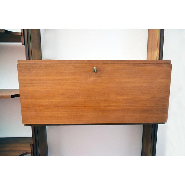 1960s Teak Bookcase attributed to La Permanente Mobili Cantù, 1960s For Sale - Image 5 of 12