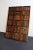 Brown Vintage Italian Trompe l'Oeil Leather Book Library Folding Screen by Sarreid For Sale - Image 8 of 18