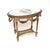 Antique French Carved Gilt Wood Occasional Table with Marble Top, 1890 For Sale - Image 11 of 11