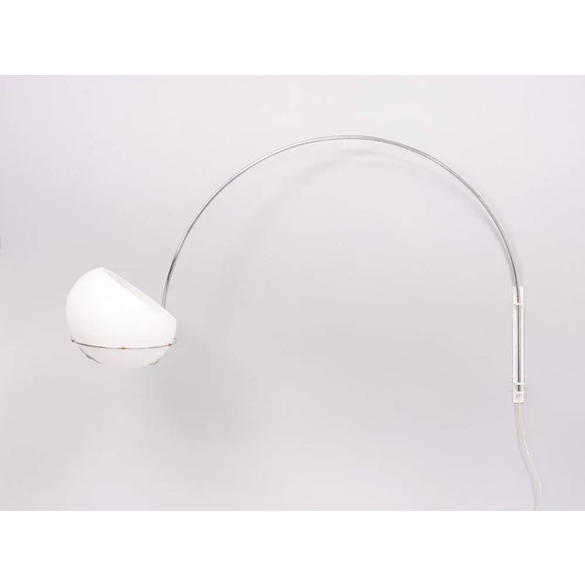 Large Gepo Amsterdam Wall Arc Lamp, 1970s For Sale - Image 11 of 11