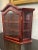 Vintage Wood Wall Mounted Curio Display Cabinet For Sale - Image 4 of 6