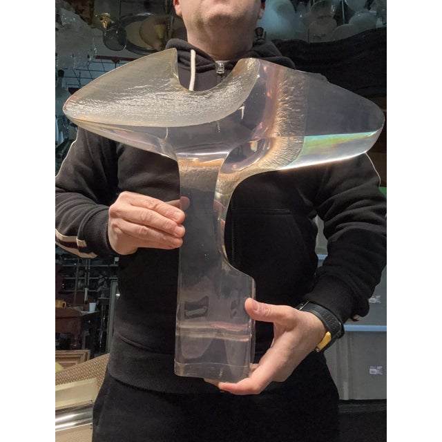 Tolomei, Large Abstract Sculpture, 1960, Methacrylate For Sale - Image 13 of 14