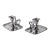 Pair of Old Sheffield Plate Chambersticks, c.1820 For Sale