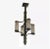 Art Deco Metal Chandelier For Sale - Image 12 of 12