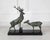 Bronze Mid 20th Century Louis-Albert Carvin Stag and Doe Sculpture For Sale - Image 8 of 11