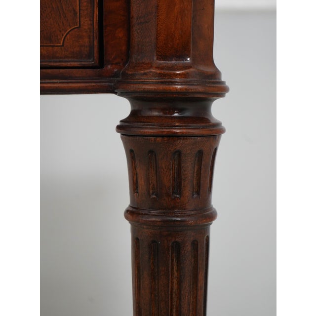 Wood Theodore Alexander Georgian Style Mahogany Console Table For Sale - Image 7 of 18