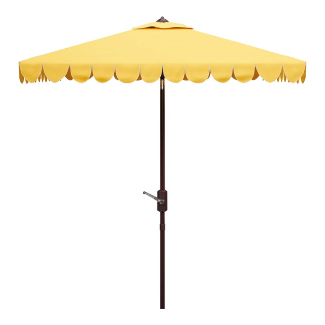 Venice 7.5 Square Umbrella - Yellow For Sale