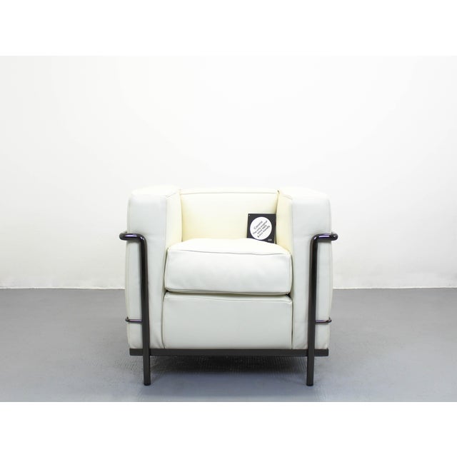 LC2 Chair by Le Corbusier and Charlotte Perriand for Cassina, 2010s, in Flawless conditions. Designed 1920 to 1949 This...