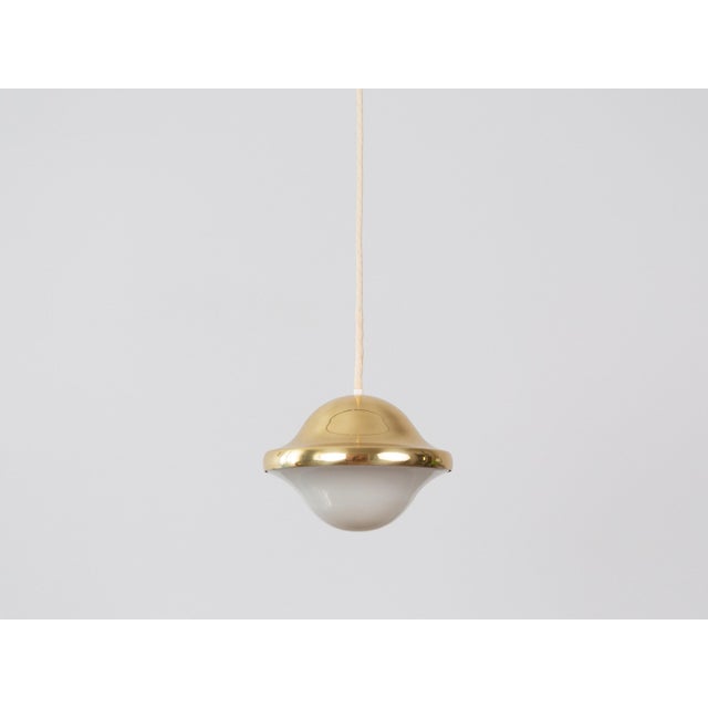 Louis Poulsen Vintage Danish Pendant Lamps Bubi by Henning Kuppel for Louis Poulsen, 1972, Set of 2 For Sale - Image 4 of 13