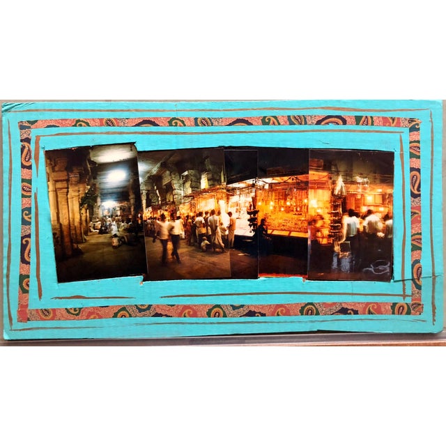 Plastic Kim MacConnel, Sri Ranganathanswamy Temple, Trichi, 1992, Photo Prints on Cardboard, Collage For Sale - Image 7 of 7