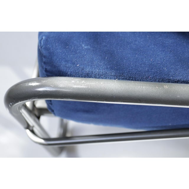 Blue Mid-Century Dutch Daybed from A.R. Cordemeyer, 1950s For Sale - Image 8 of 18