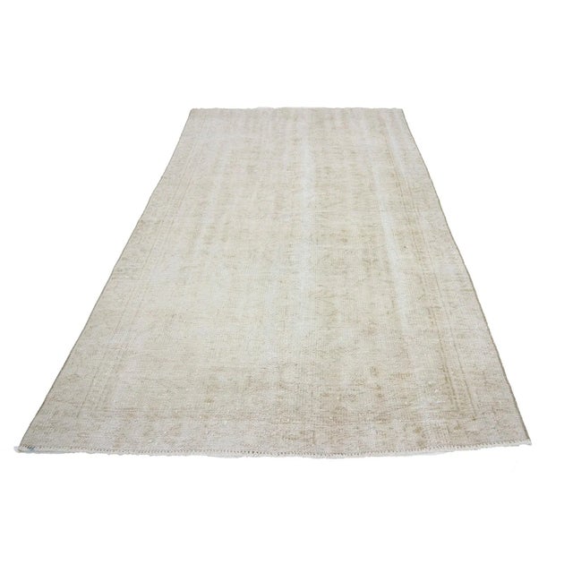 Washed Out vintage handknotted rug from Oushak region of Turkey. Approximately 50-60 years old. In very good condition