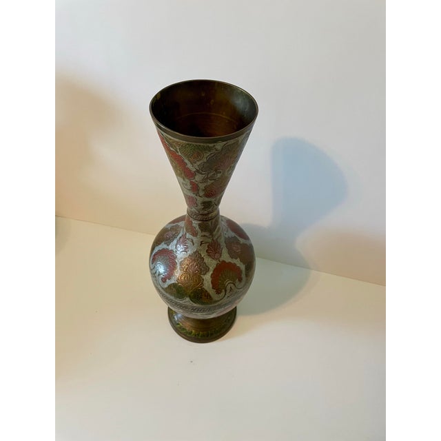 Elevate your space with this stunning mid-century modern brass vase, meticulously crafted in India for Penco Industries,...