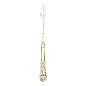 19th Century British Silver Pickle Fork or Hors d'Oeuvres Fork