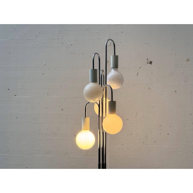 Vintage Waterfall Floor Lamp by Robert Sonneman, 1970s For Sale - Image 6 of 16