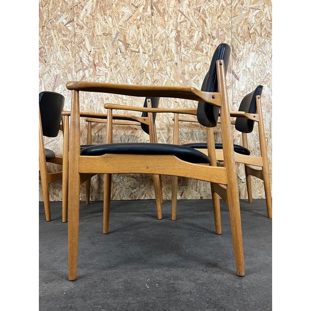 Danish Oak Dining Chairs, 1970s, Set of 4 For Sale - Image 6 of 18