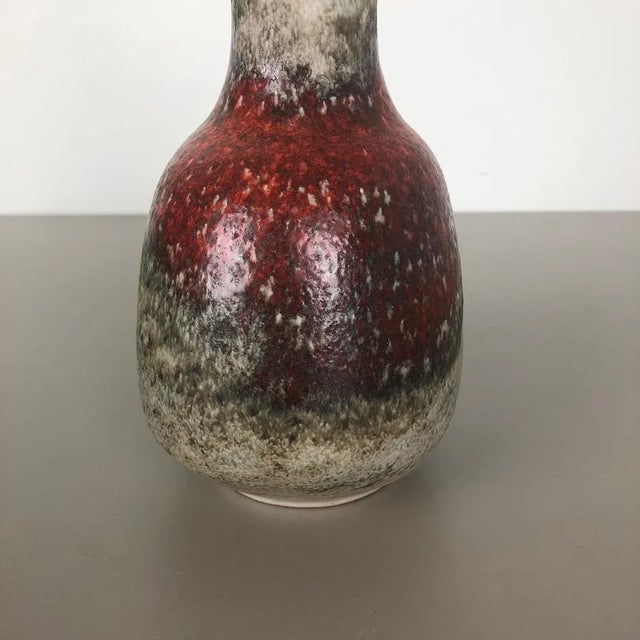 Abstract Ceramic Pottery Vase from Karlsruher Majolika, Germany, 1950s For Sale - Image 9 of 17