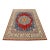 Caucasian Rug 8’2” X 9’10” Red Wool Traditional Hand-Knotted Oriental Carpet For Sale