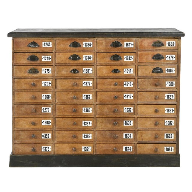 Industrial Style Cabinet with 36 Drawers For Sale - Image 9 of 9