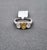 Early 21st Century 2.21 Ct Gia Certified Three-Stone Oval Yellow & White Diamond Ring Size 6.5 For Sale - Image 5 of 10