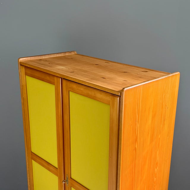 Vintage Wardrobe in Fir, 1950s For Sale - Image 9 of 10