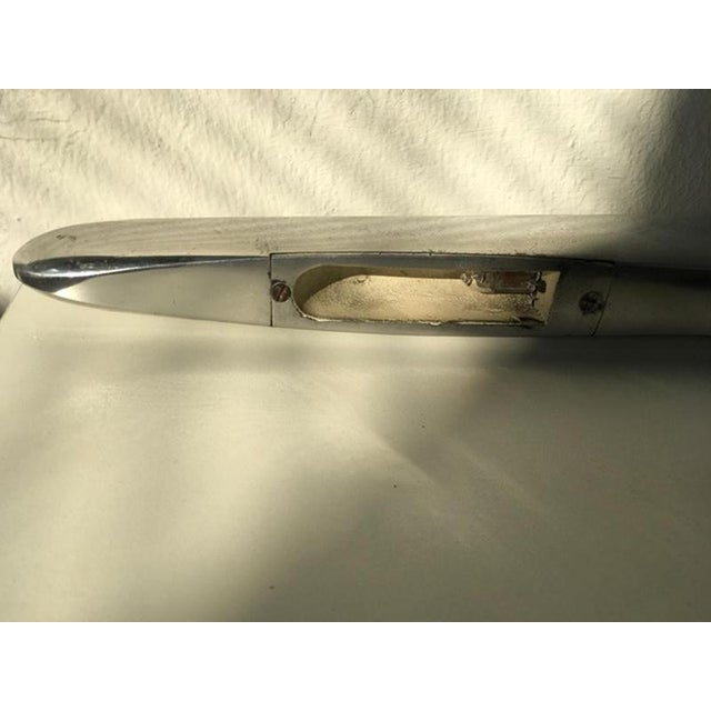 Postmodern Design Boomerang Aluminium Table Lamp, Italy, 1970s For Sale - Image 16 of 17