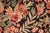 Shabby Chic Shabby Chic Floral 1990's Pak-Persian Black/Red Wool Rug - 6'2'' X 9'5'' For Sale - Image 3 of 9