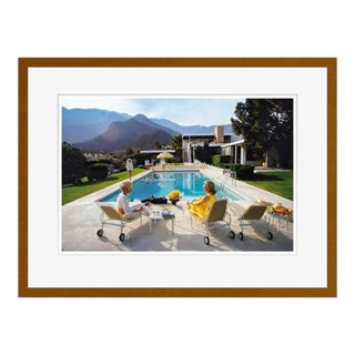 Poolside Glamour 1970 by Slim Aarons Framed C Print For Sale