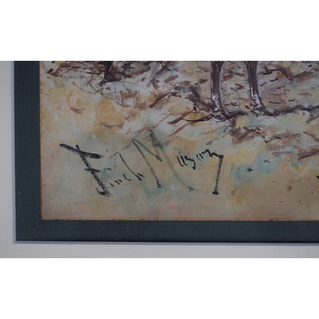 Traditional Fox Hunt Scene Watercolour by Finch Mason For Sale - Image 3 of 7