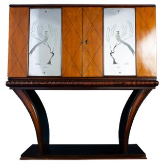 Mid Century Italian Bar Cabinet, 1950 For Sale